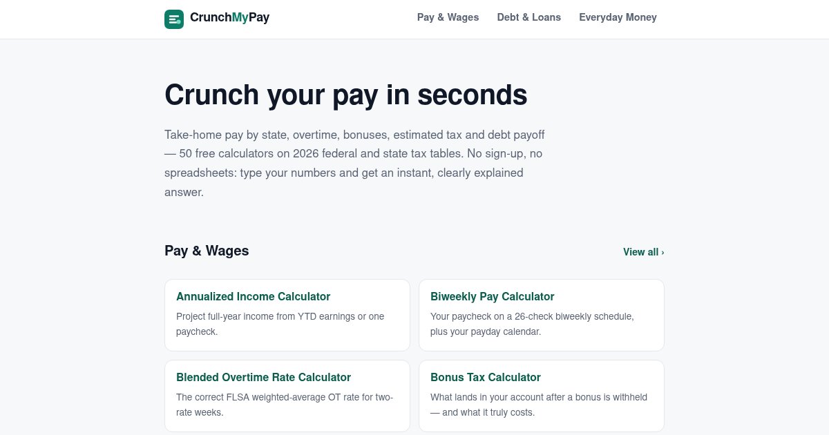 CrunchMyPay