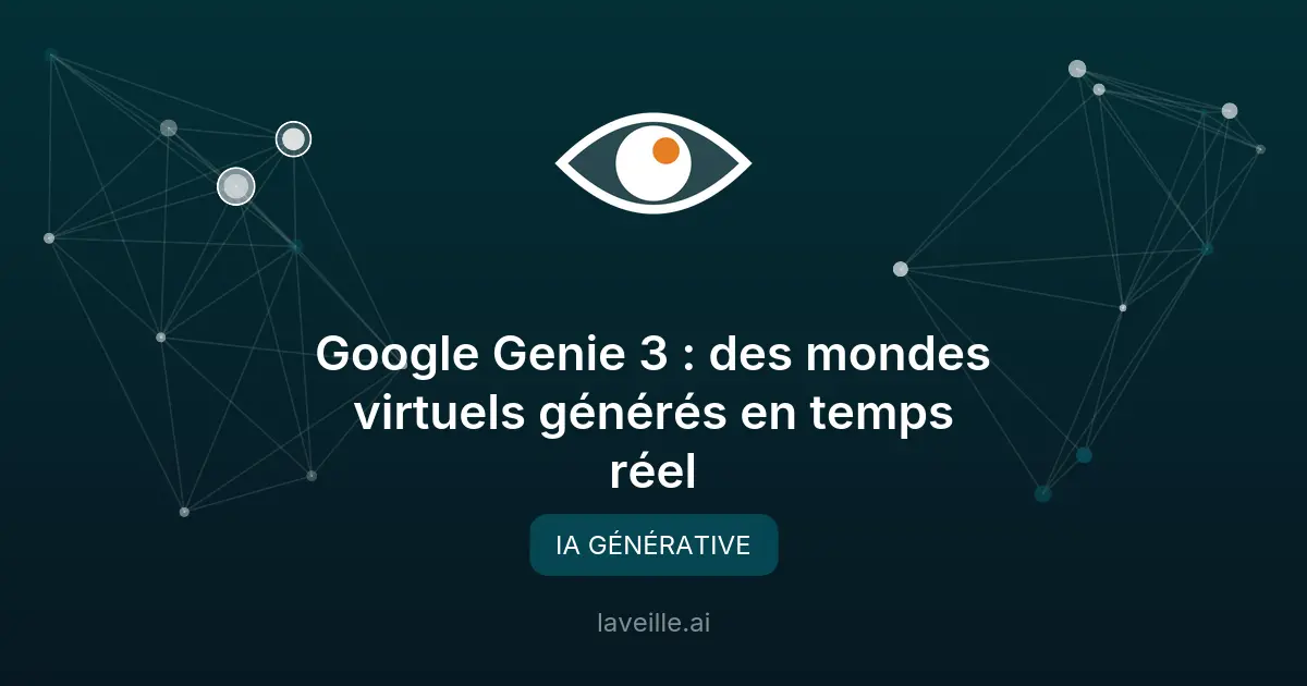 Google Genie 3 : des mondes virtuels générés en temps réel
