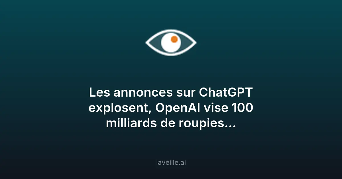 ChatGPT vise 100 milliards de roupies indonésiennes