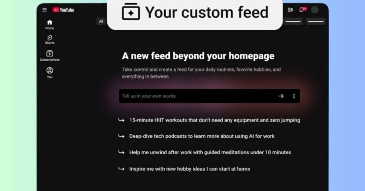 YouTube lance une IA pour des flux vidéo personnalisés