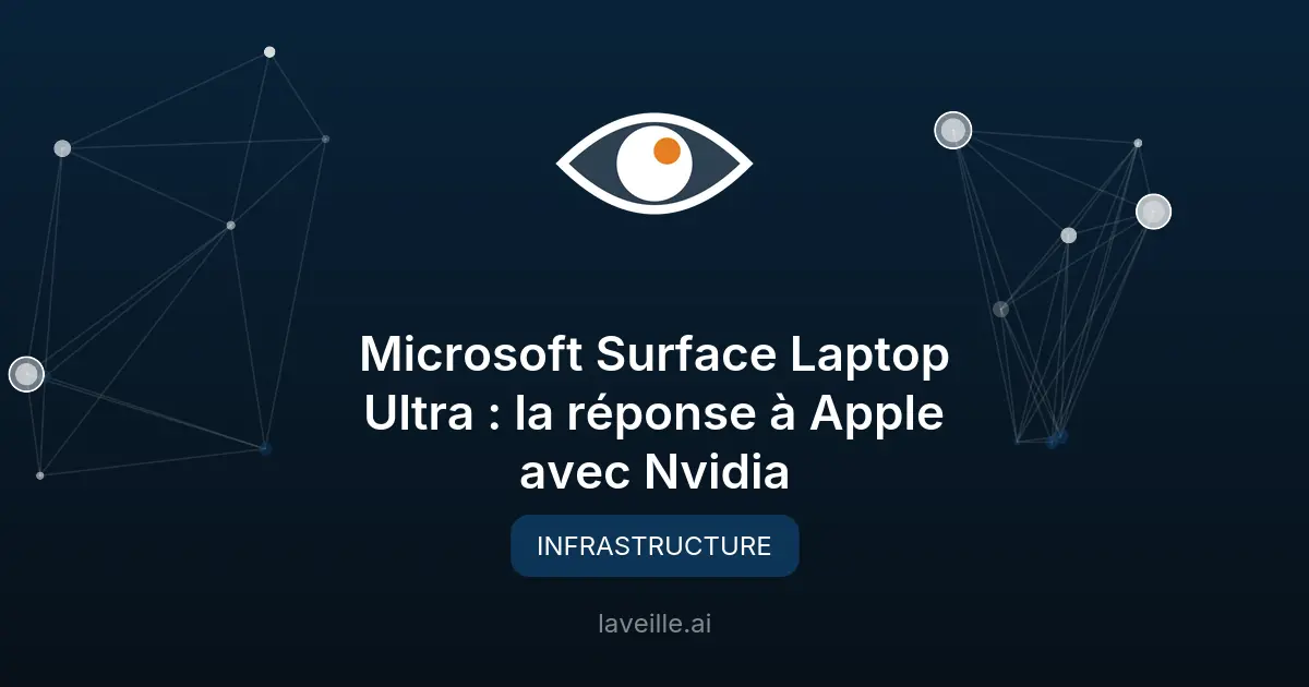 Microsoft Surface Laptop Ultra : la réponse à Apple avec Nvidia