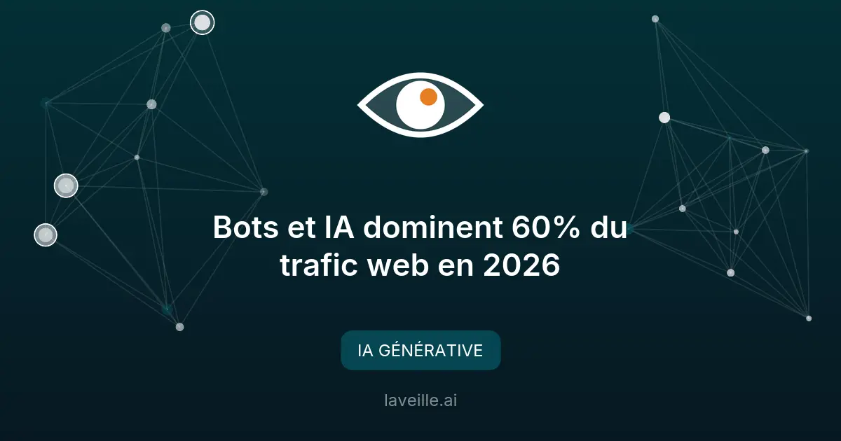 Bots et IA dominent 60 % du trafic web en 2026