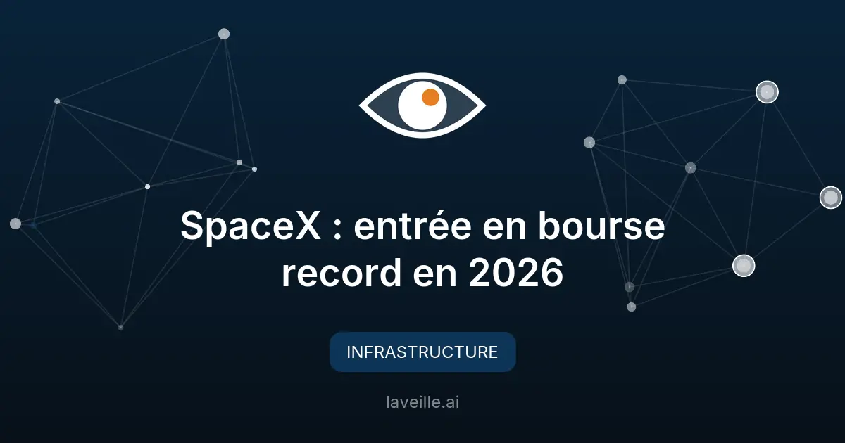SpaceX : entrée en bourse record en 2026