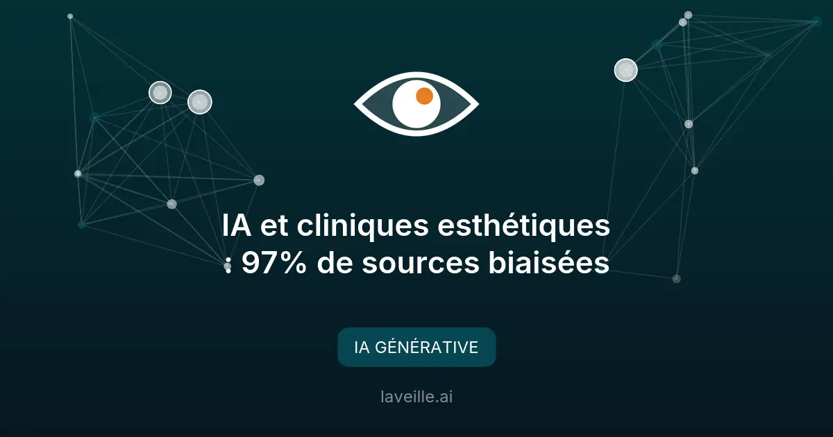 IA et cliniques esthétiques : 97 % de sources biaisées