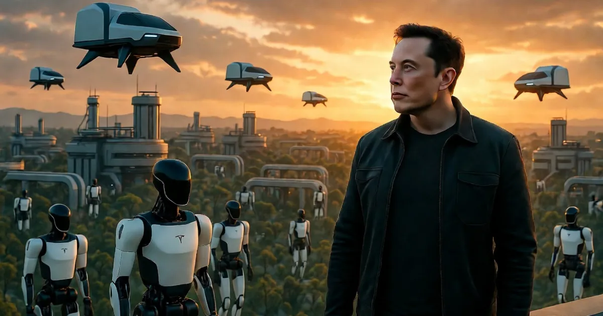 Elon Musk propose un Revenu Universel Élevé face à l'IA