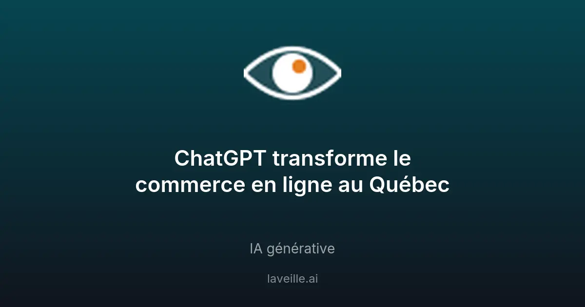 ChatGPT transforme le commerce en ligne au Québec