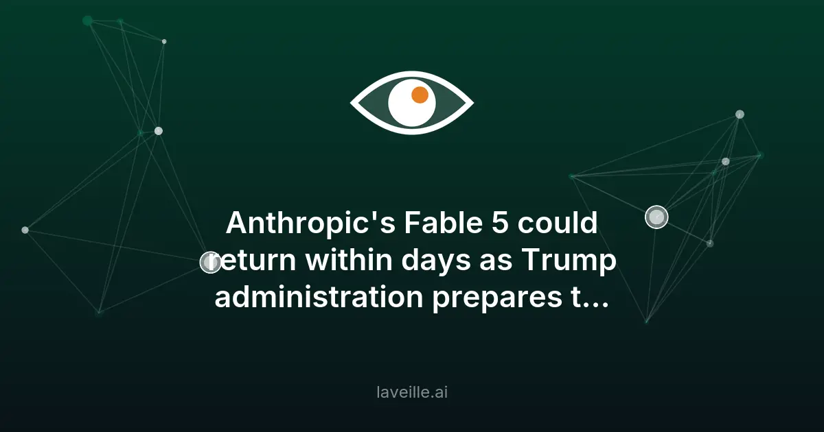Anthropic Fable 5 de retour après levée des restrictions