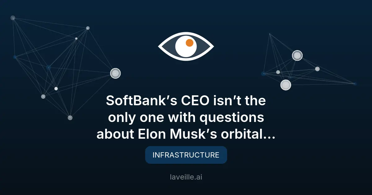 Centres de données orbitaux : le scepticisme de SoftBank