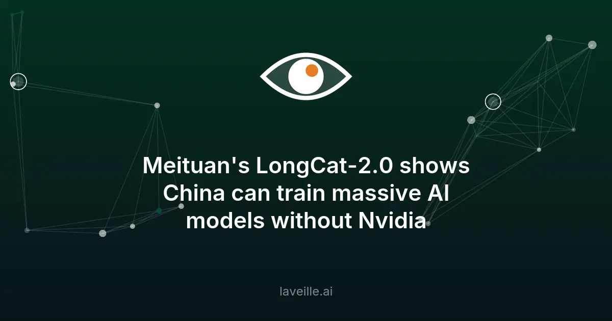 Meituan entraîne un modèle IA massif sans Nvidia