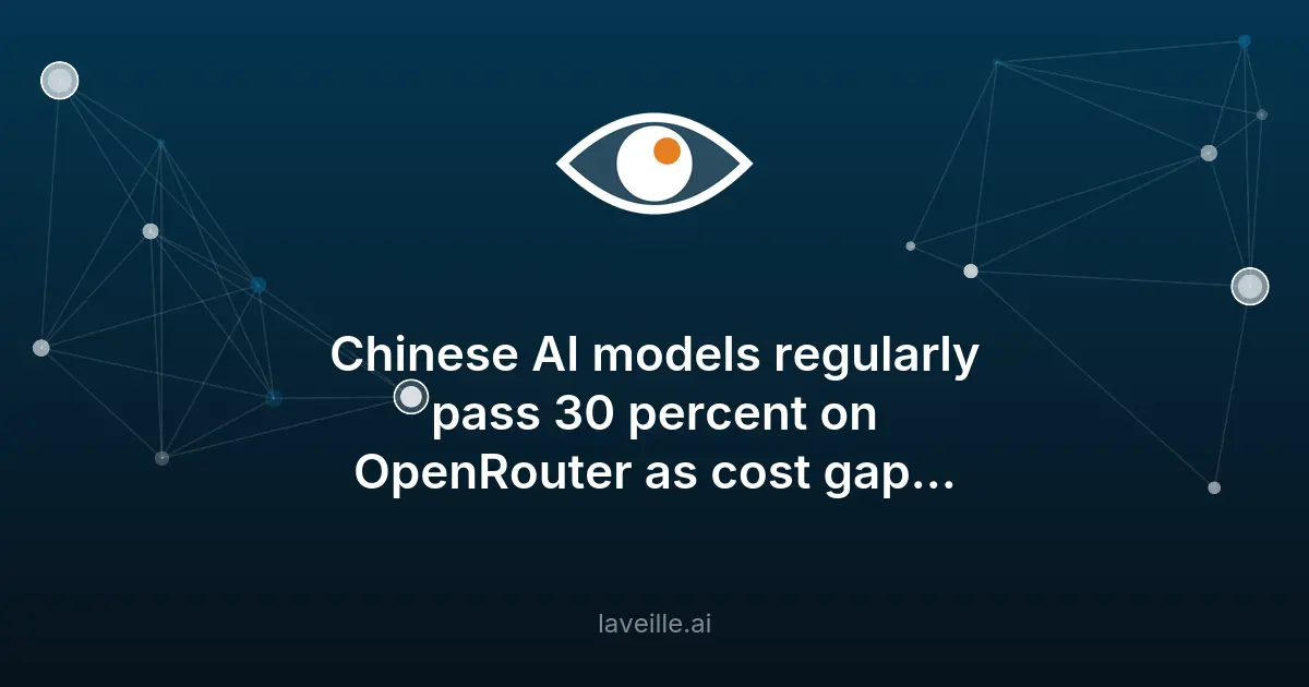 Les modèles d'IA chinois dominent OpenRouter