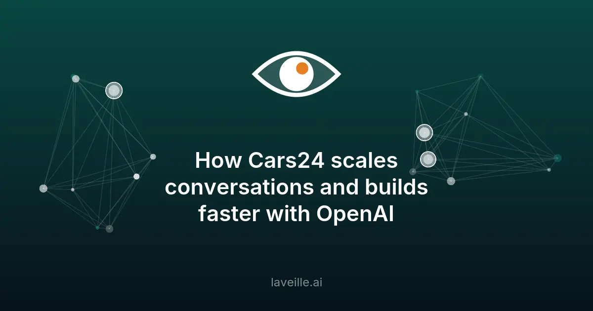 Cars24 automatise 1M+ conversations avec OpenAI