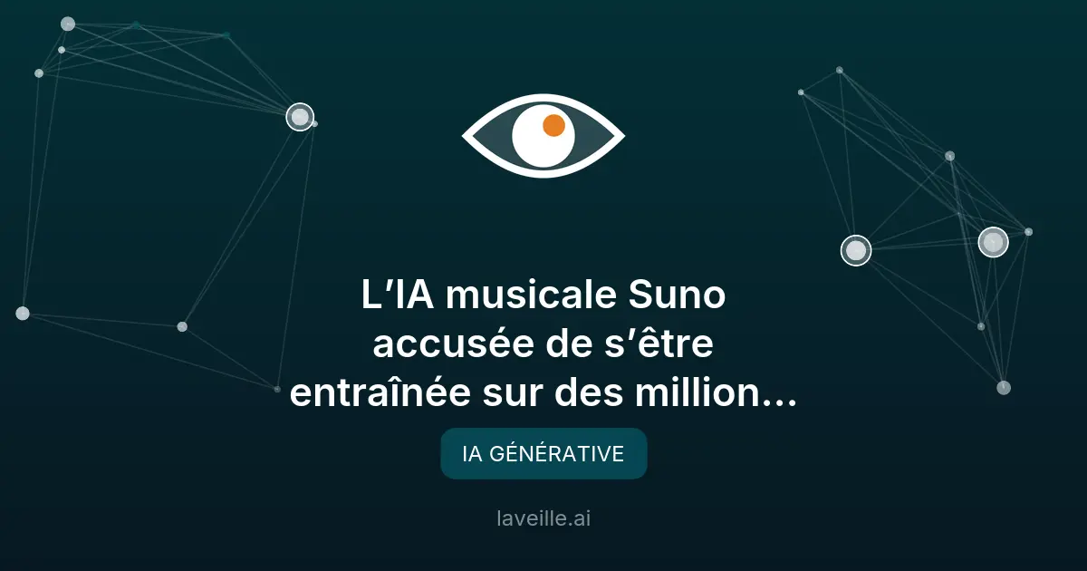 Suno accusée d'utiliser des morceaux piratés pour son IA musicale