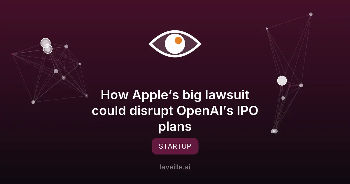 Apple vs OpenAI : un procès qui menace l'IPO
