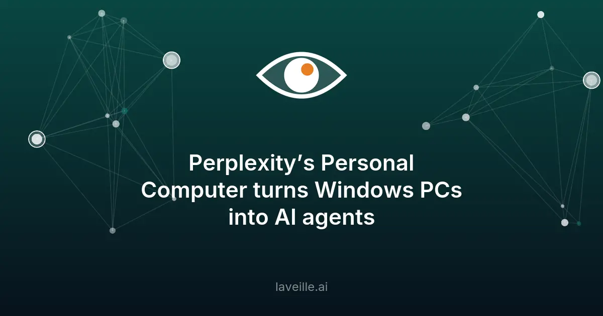 Perplexity lance un agent IA local pour Windows