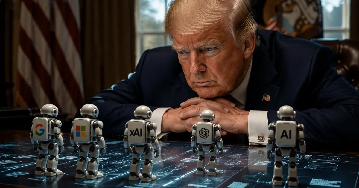 Trump évalue les IA de Google, Microsoft et xAI avant leur sortie