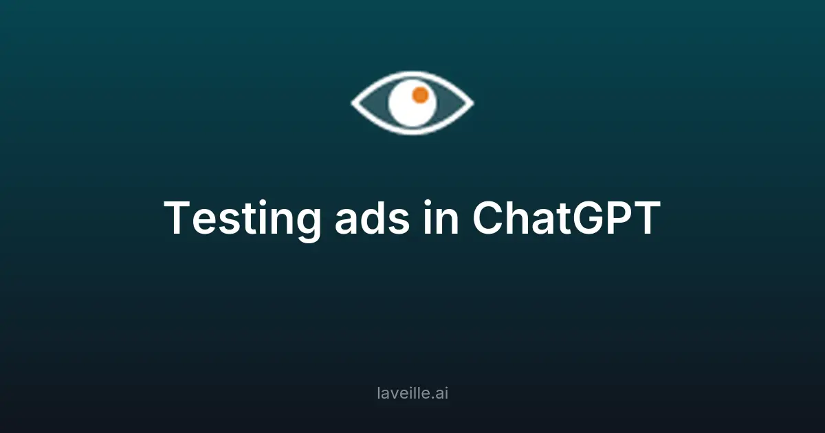 OpenAI teste des publicités dans ChatGPT